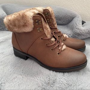 NEW Soul Quentin Lace Up Camel Boots